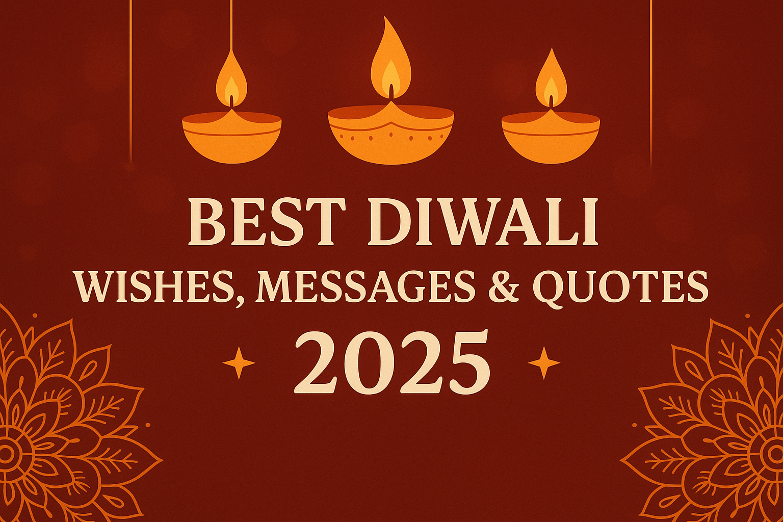 Best Diwali Wishes, Messages & Quotes for 2025