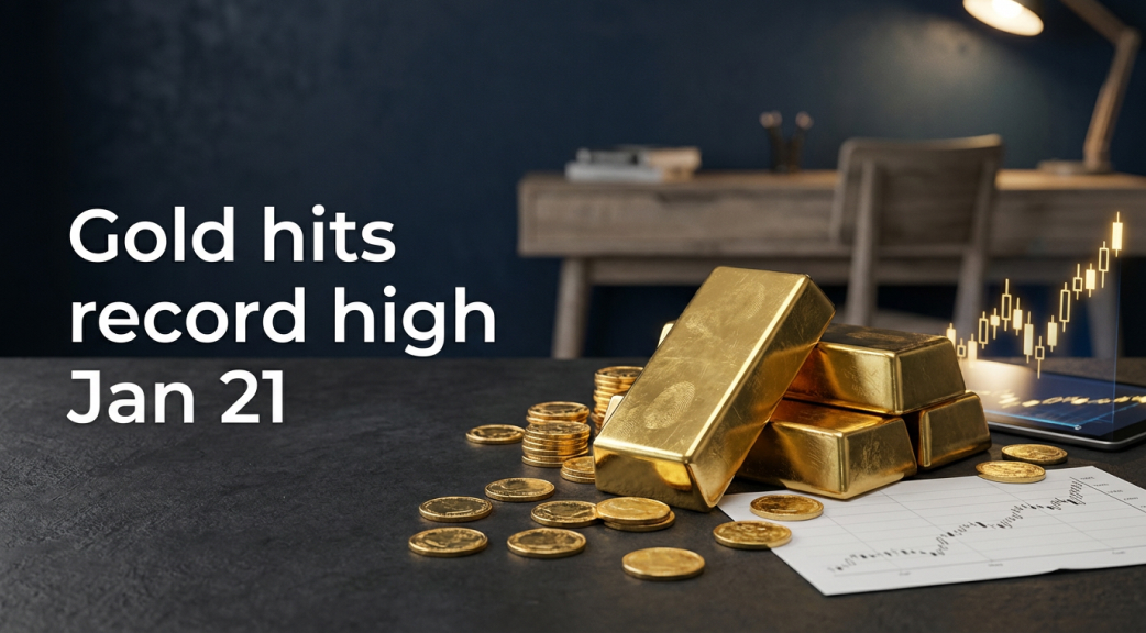 Gold Price Hits Record High on 21 January 2026: Rates, Reasons, Impact & Outlook