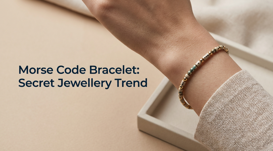 Banner Morse Code Bracelet Secret Jewellert Trend