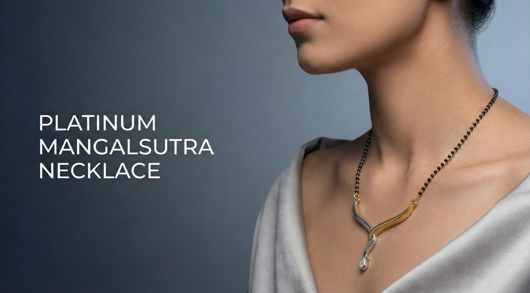 Banner Plantinum Mangalsutra Necklace