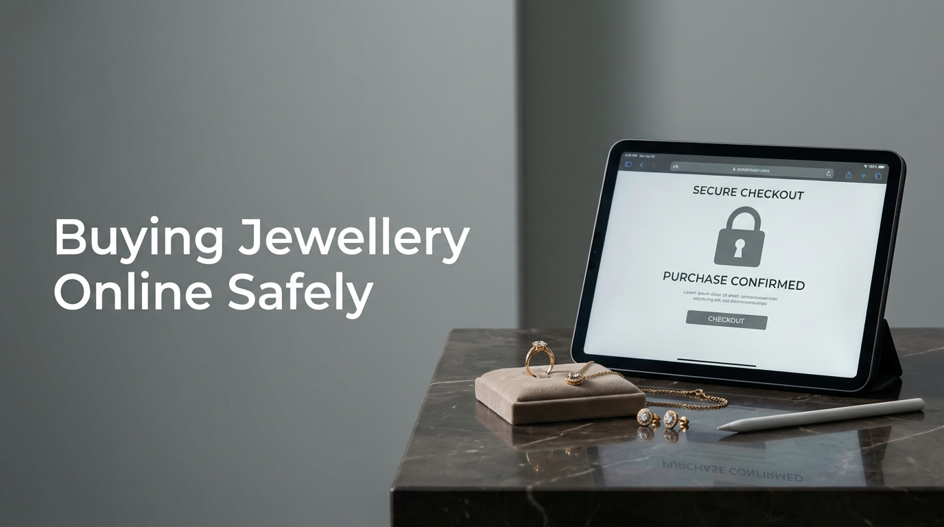 Banner buying jewellery online safely