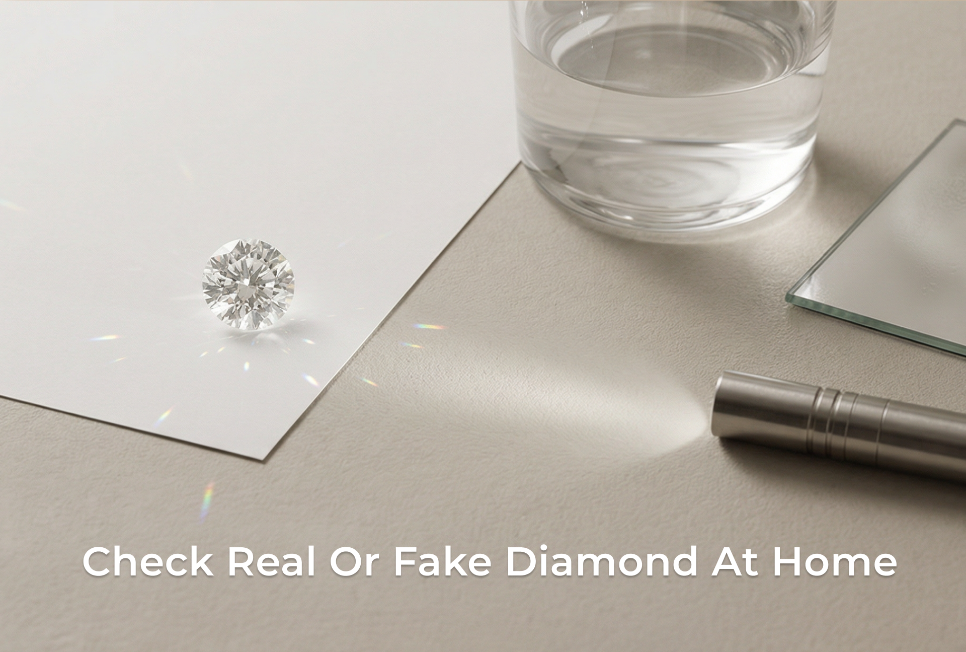 Check Real Or Fake Diamond At Home