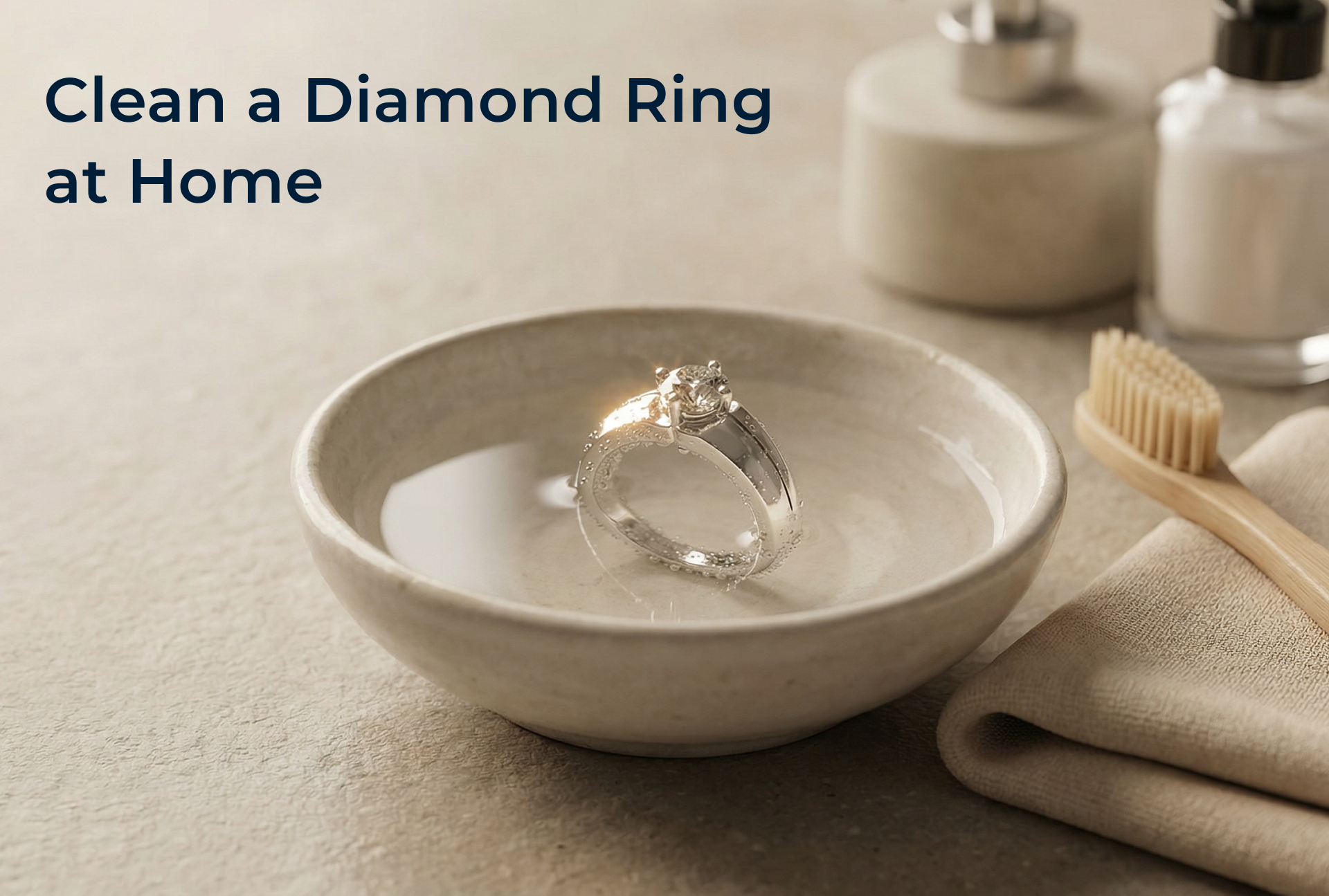 Clean a Diamond Ring at Home