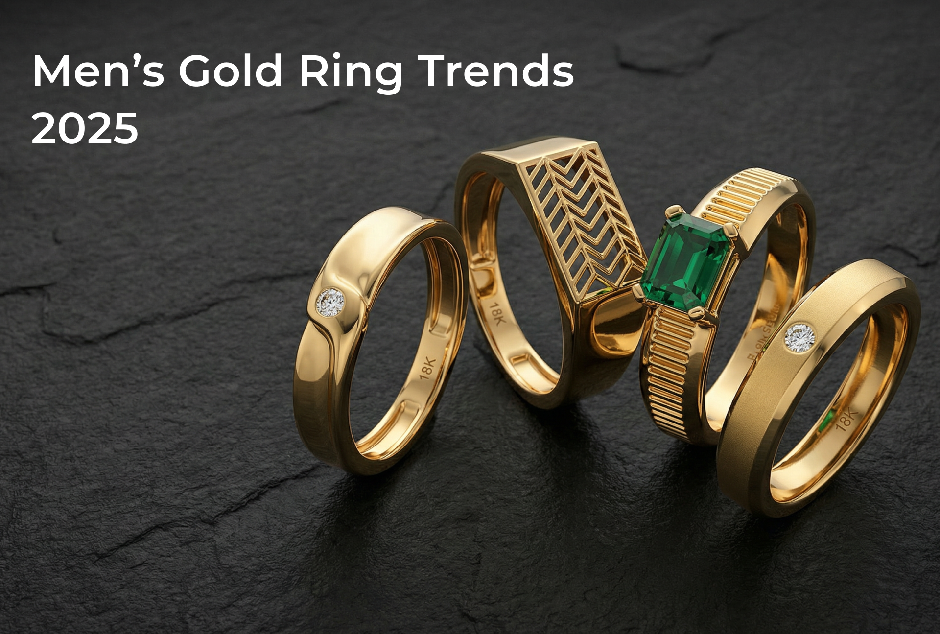 Men’s Gold Ring Trends 2025