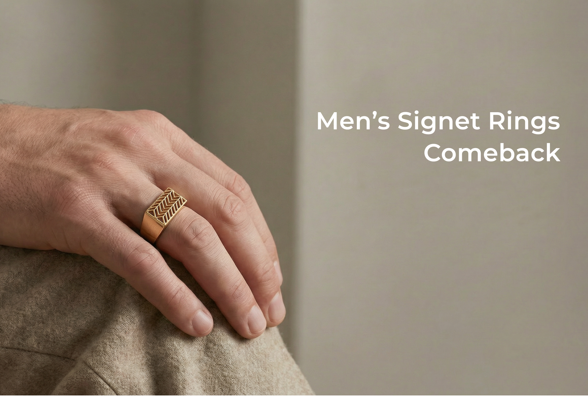 Men’s Signet Rings: Meaning, Styles, and Why They’re Making a Big Comeback
