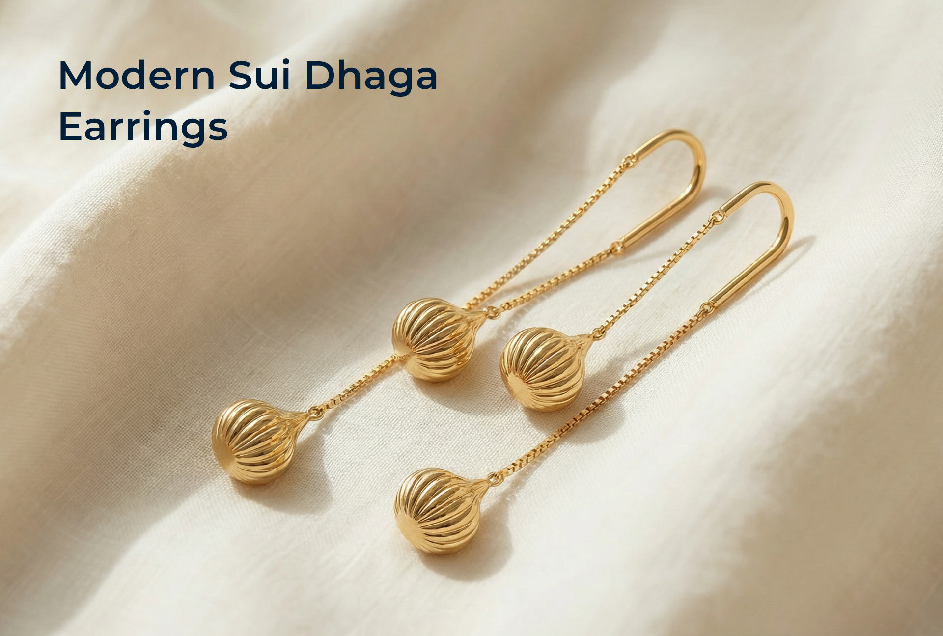 Modern Sui Dhaga Earrings
