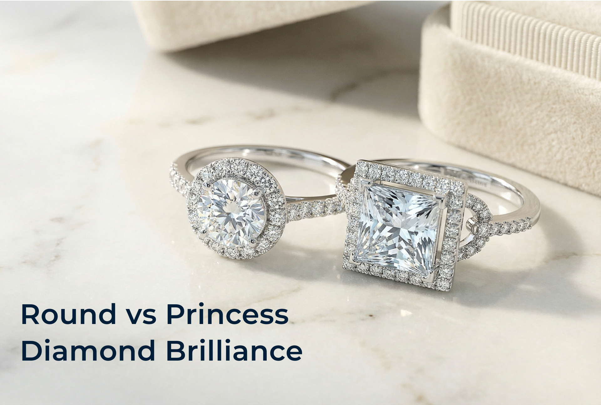 Round vs Princess Diamond Brilliance