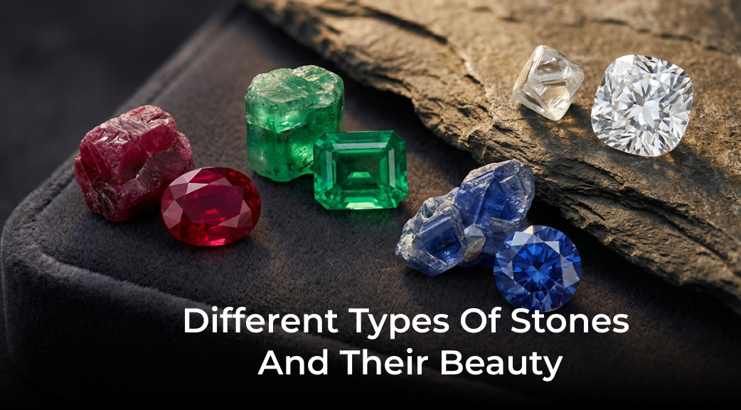 Banner Different Types Of Stones And Their Beauty