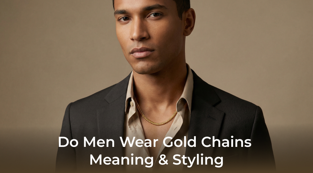 Banner Do Men Wear Gold Chains Meaning & Styling