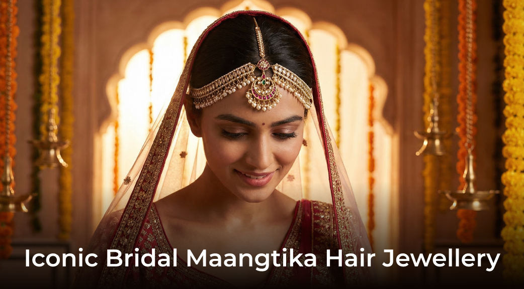 Maangtika: The Most Iconic Bridal Hair Jewellery in Indian Weddings