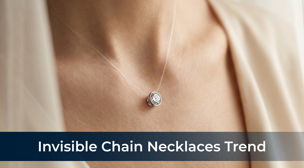 Banner Invisible Chain Necklaces Trend