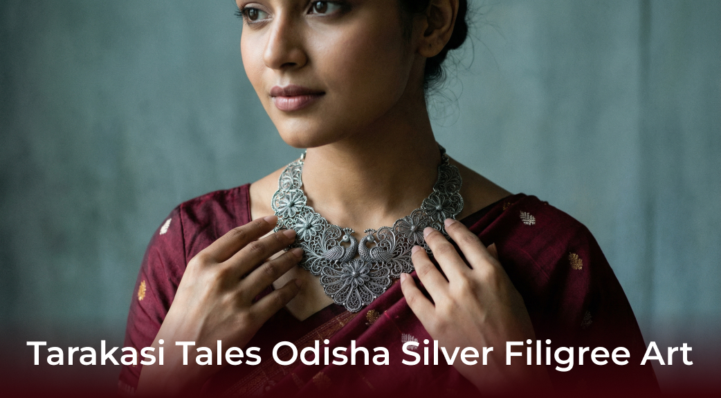 Banner Tarakasi Tales Odisha Silver Filigree Art