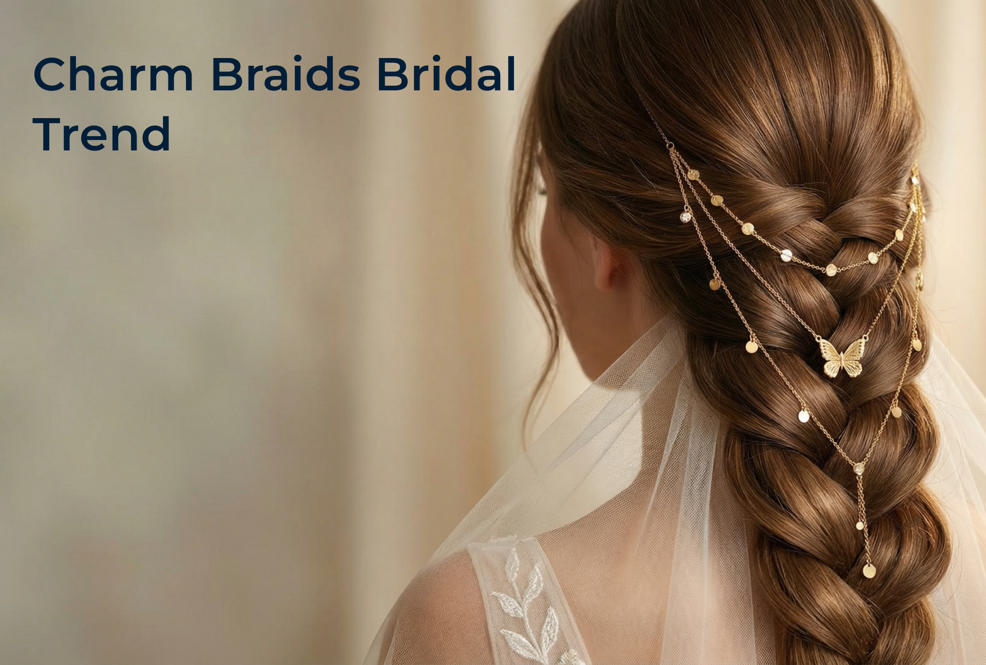 Charm Braids Are the New Bridal Trend: How to Use Your Jewellery as Hair Charms