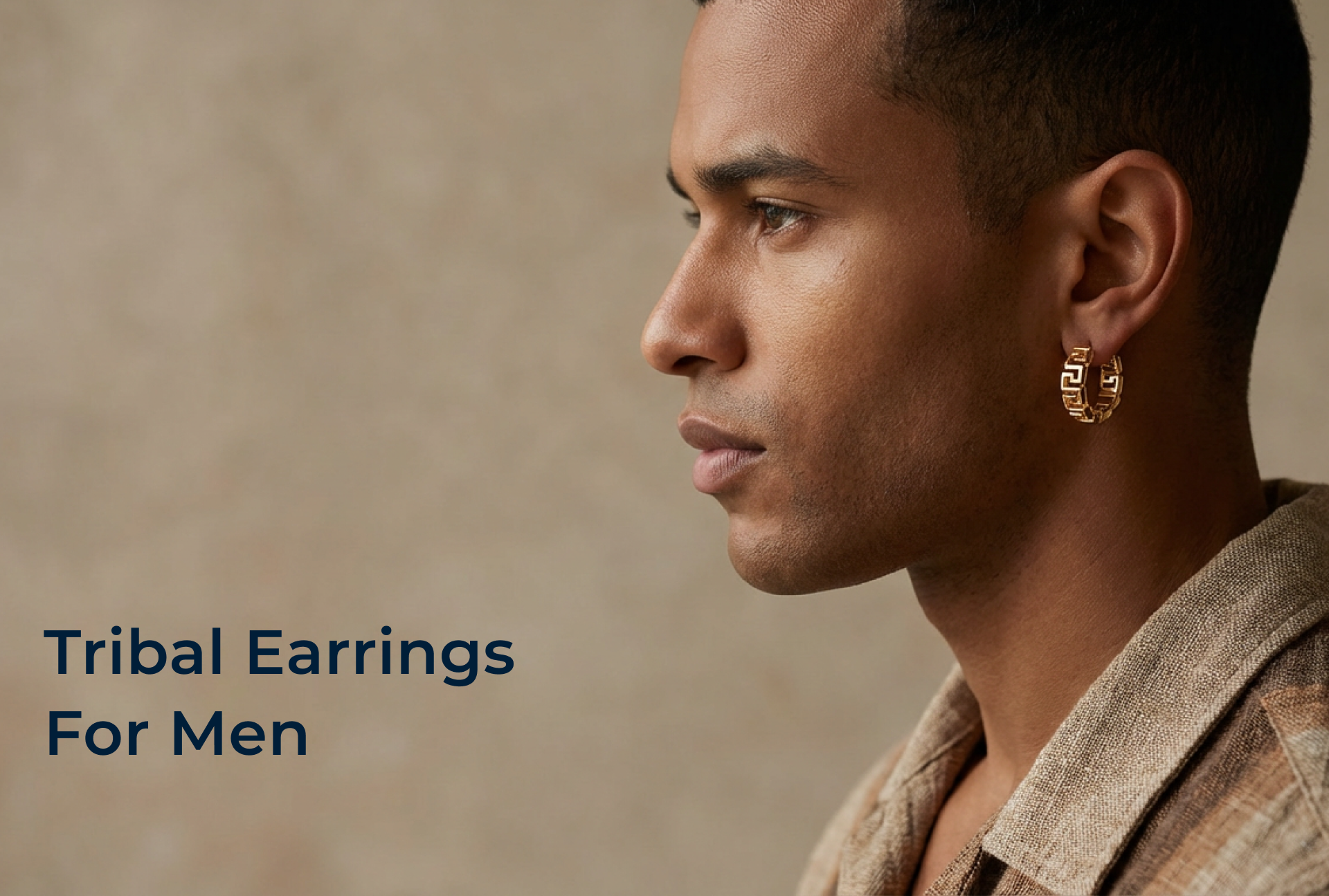 Tribal Earrings For Men