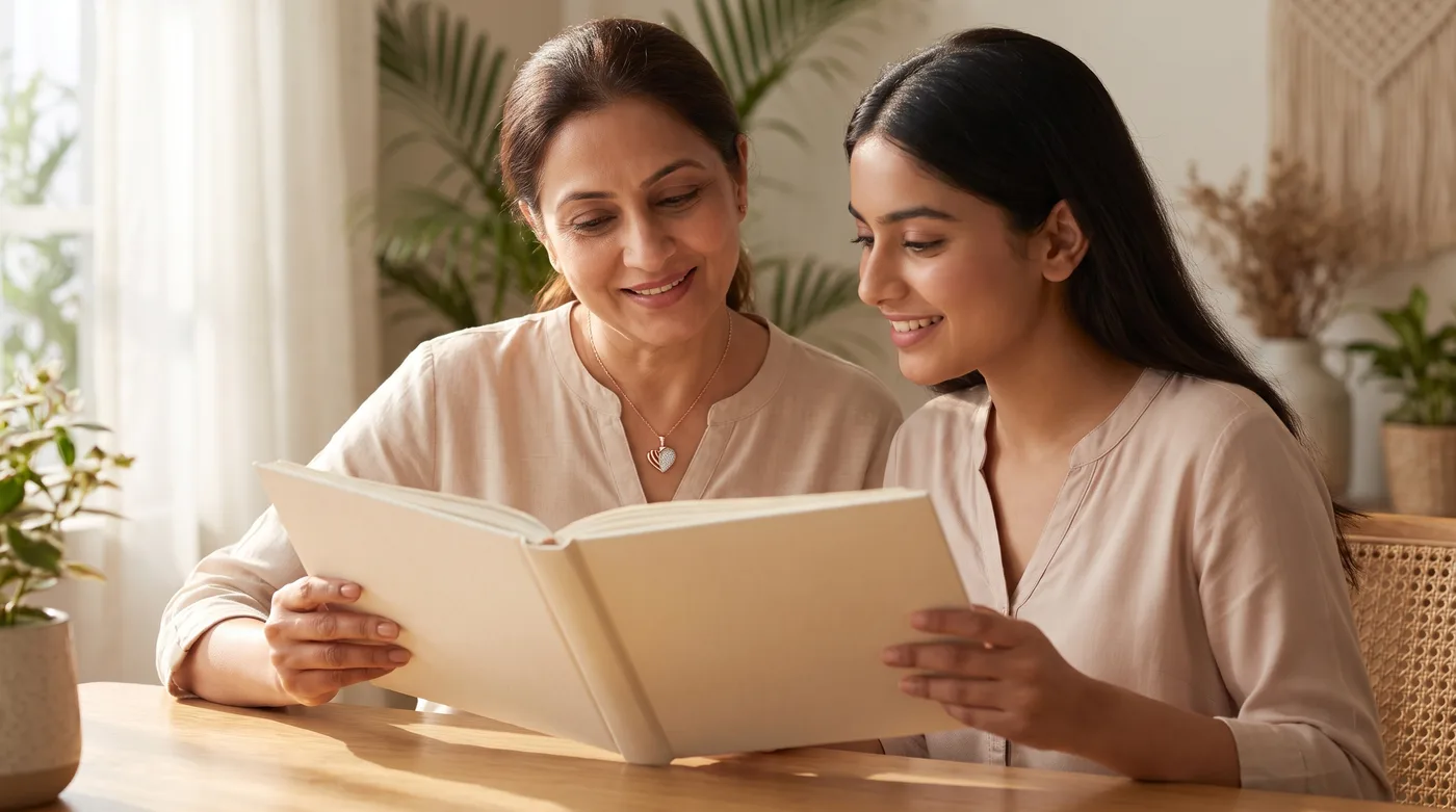 mother daughter captions for Instagram with The Valeria Rose Pendant