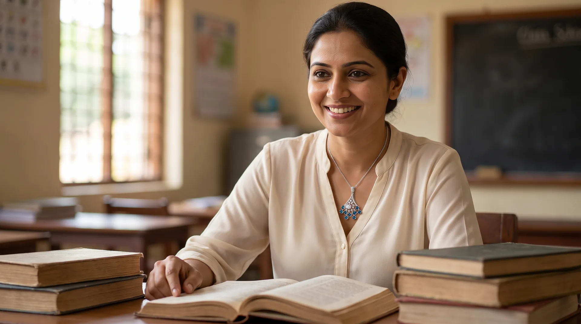 happy birthday wishes for teacher 2026 hero with The Sarvanya Pendant