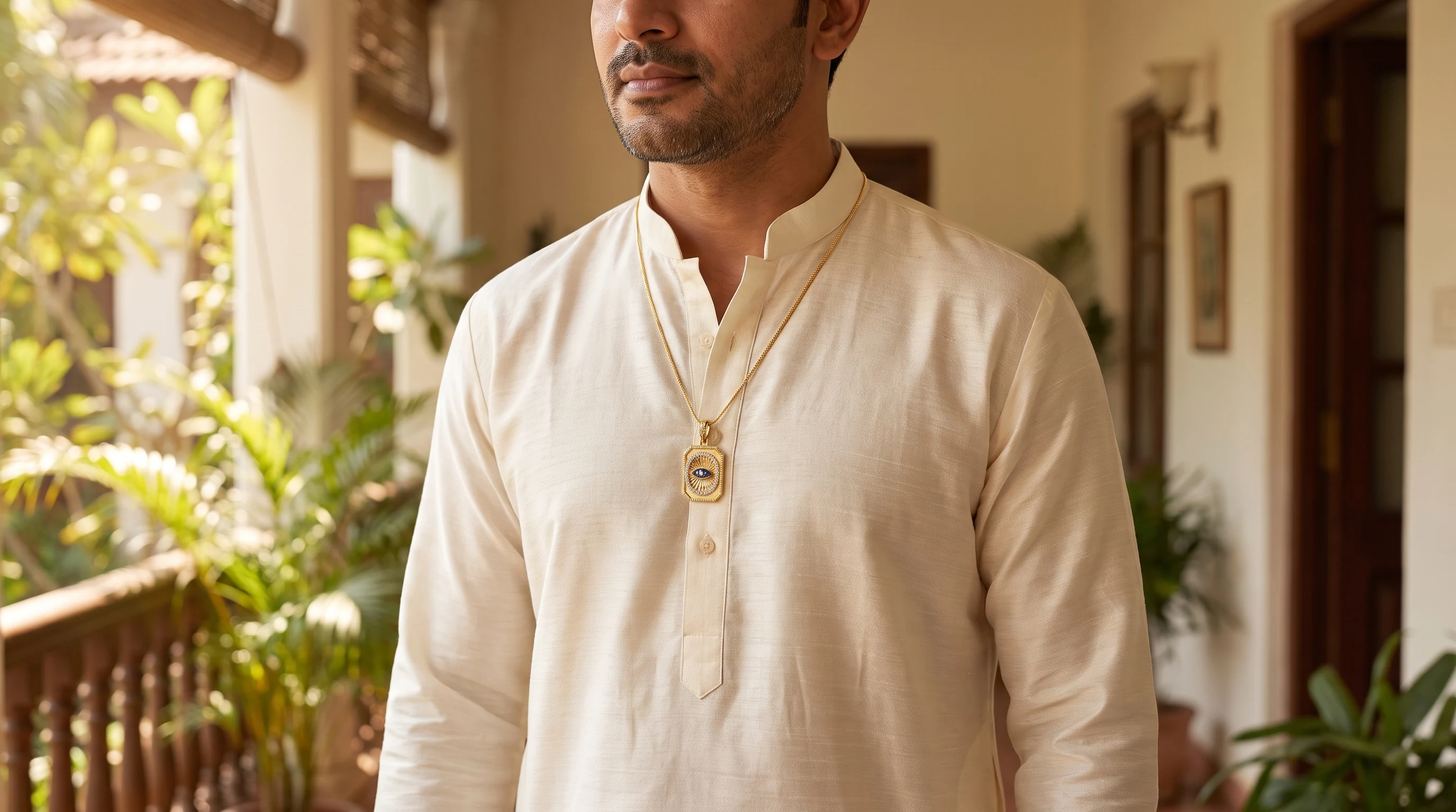 How to wish Eid Mubarak in 2026 with The Serenity Evil Eye Pendant For Him