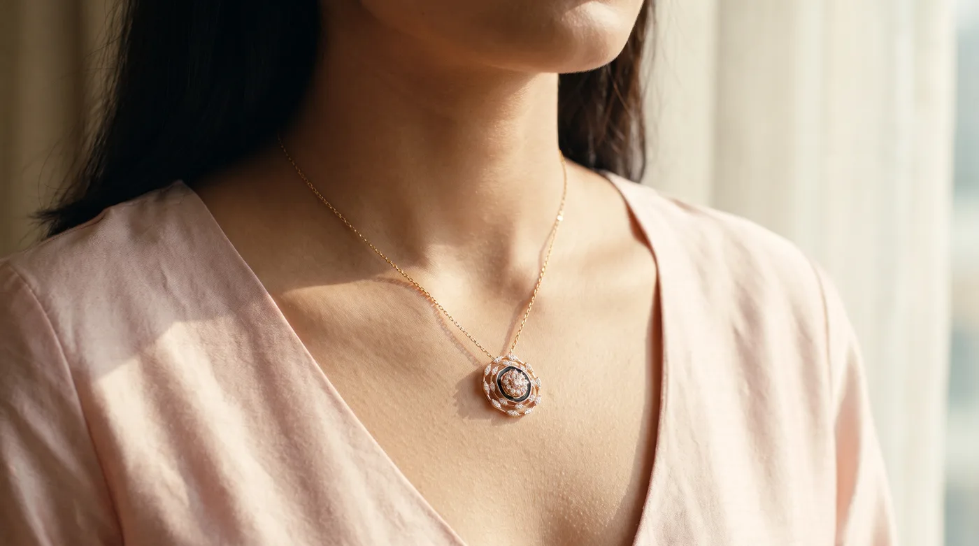 Latest Pendant Designs in Gold: 15 Trending Styles, Purity Guide & Daily Wear Styling Tips (2026)
