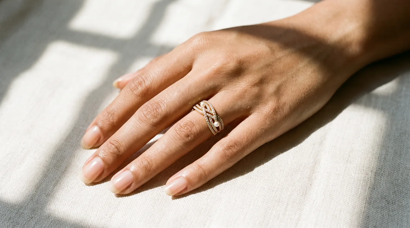 Pearl Ring in 2026: 15 Trending Gold Designs, Pearl Types, Styling & Buyer’s Guide