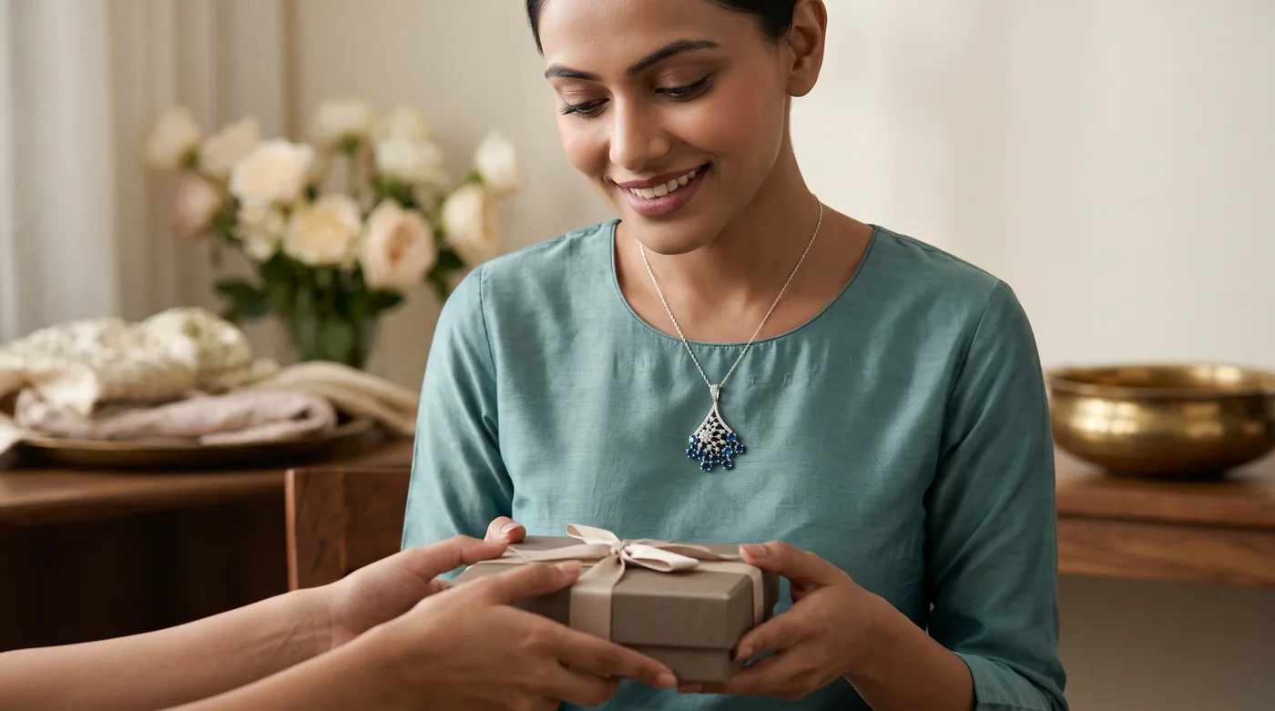 wedding gift for best friend 2026 with The Sarvanya Pendant