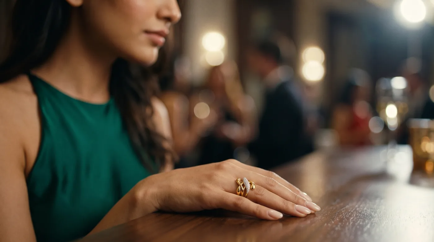 Cocktail Rings Buying Guide 2026: Statement Designs, Gold Purity, Gemstone Settings & Finger Sizing Rules
