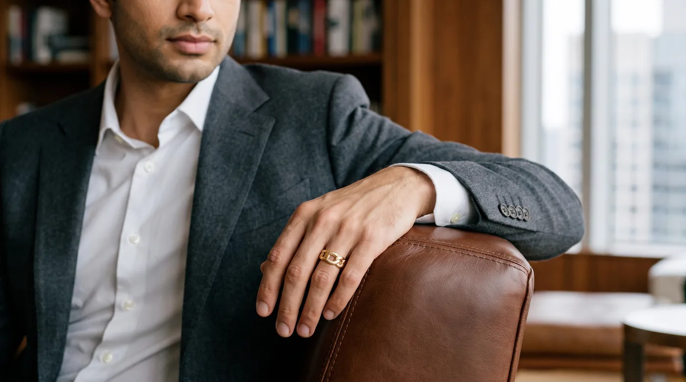 Mens Gemstone Rings Buying Guide 2026: Design Styles, Mohs Hardness, Gold Purity & Setting Security