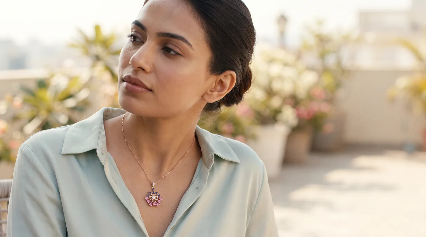 Name necklace 2026 buying guide: bespoke 18k gold personalized name necklace with delicate script lettering worn gracefully along the collarbone