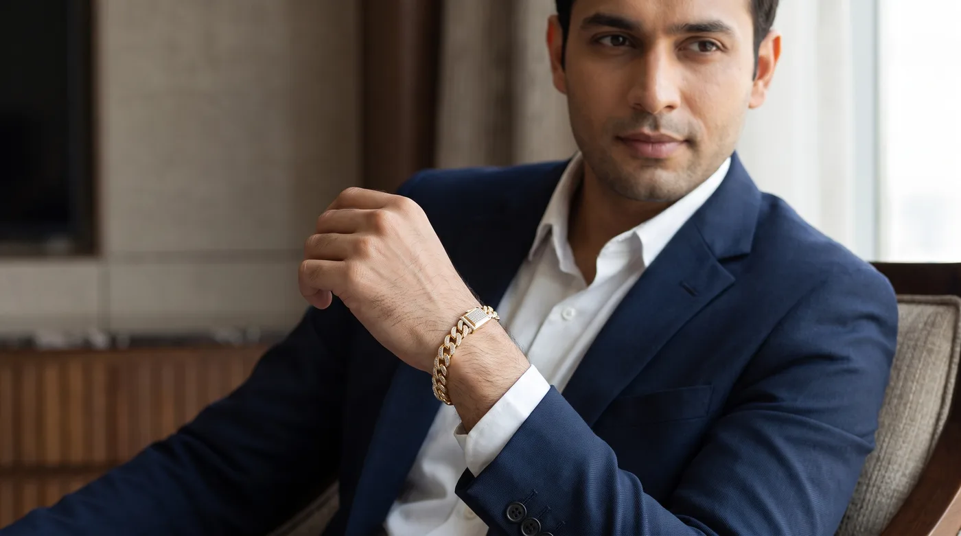 Platinum Bracelet for Men Buying Guide 2026: Pt950 Purity, Trending Link Styles, Sizing & Dual-Tone Designs