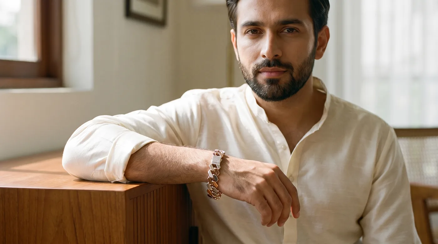 Rudraksha Bracelet for Men: Gold Purity, Mukhi Guide, Sizing & Care 2026