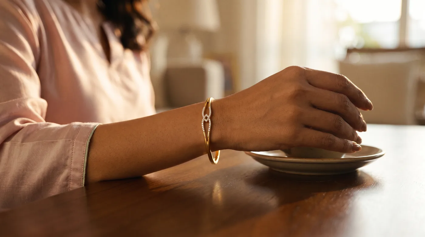 Stone Bangles Buying Guide 2026: Gold Purity, Setting Security, Net Weight Calculations & Wrist Sizing
